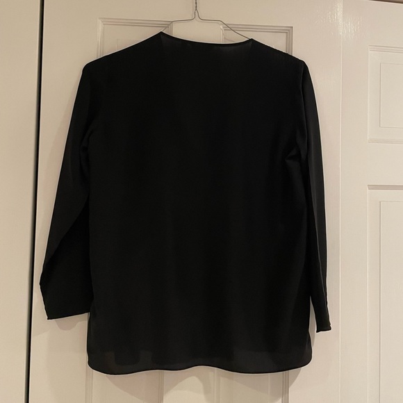 Massimo Dutti silk flowing pleated blouse - Picture 5 of 9